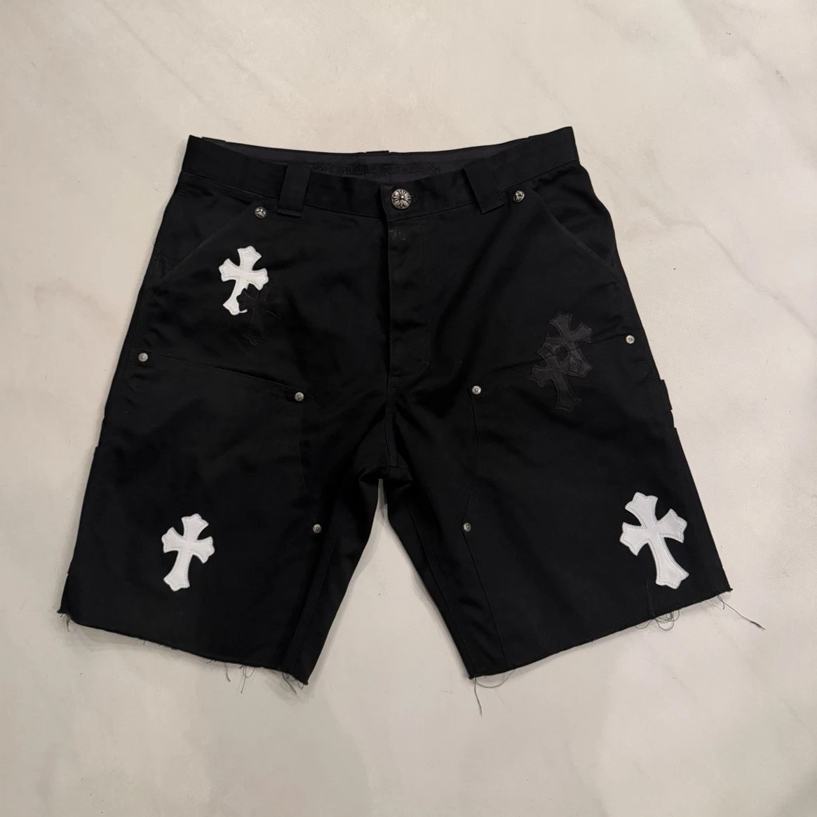 Leather Cargo Shorts for Men for sale | eBay