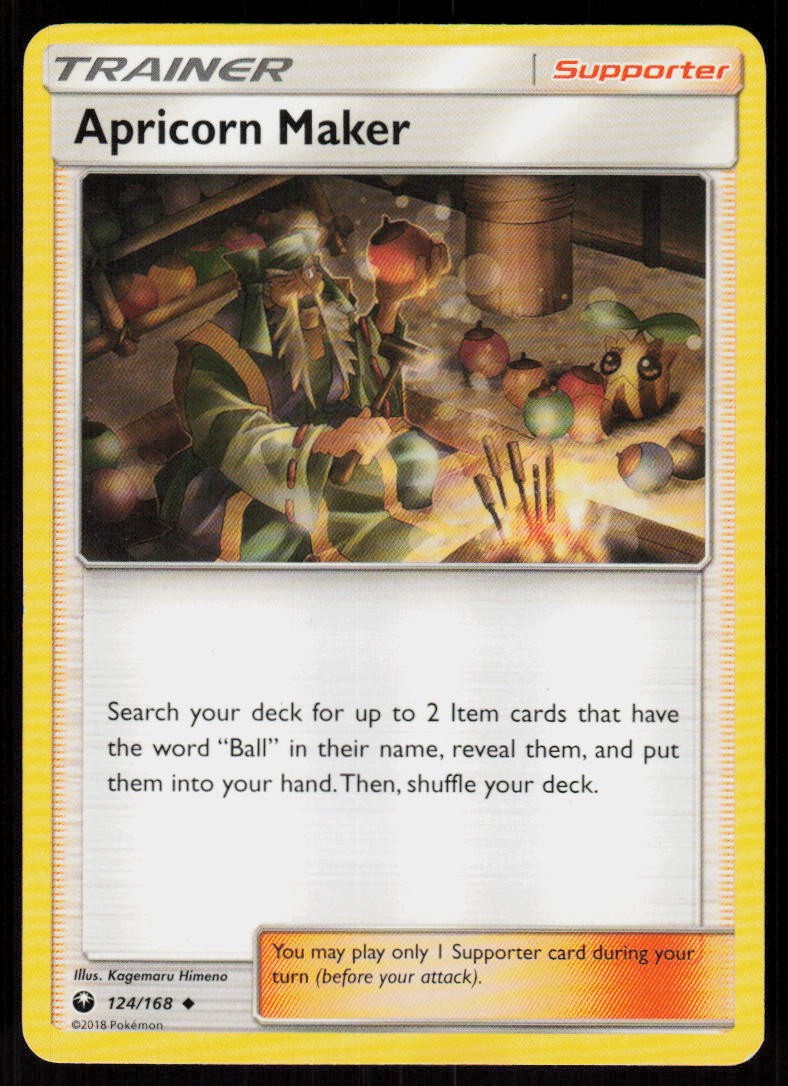 Apricorn Maker 124/168 Uncommon Celestial Storm Pokemon Near Mint