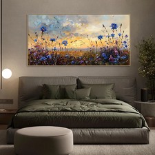 Colorful Flower Canvas Painting Canvas Mural Home Decor Poster Wall Picture
