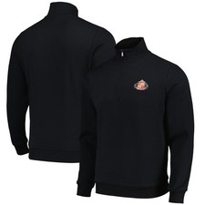 SUNDERLAND Football Tracksuit Top Mens MEDIUM 1/4 Zip Fleece Sweatshirt Jacket