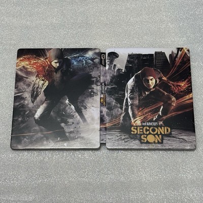 InFamous Second Son Custom made G2 Steelbook Case For PS3/PS4/PS5 (No Game) New