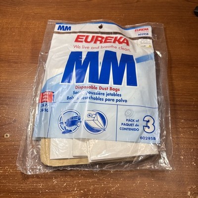Eureka MM Mighty Mite Genuine Premium Vacuum Bags: 3 Bags - 60295B