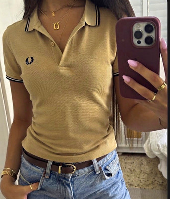 Fred Perry | Polo | Twin Tipped | Original | Beige | Gr.S