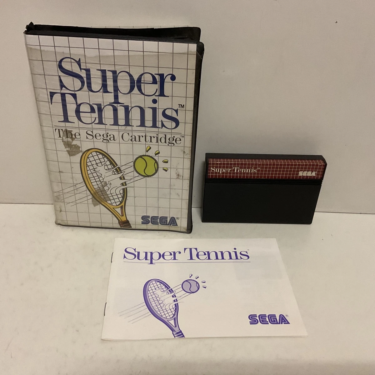 Jeu Super Tennis Sega Master System - Sans Notice - Bon État