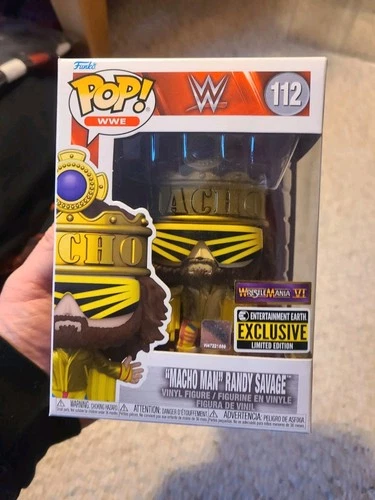 Funko Pop WWE Macho King Randy Savage Figure #112 Entertainment Earth Exclusive