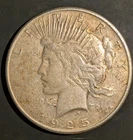 1925 S US Peace Silver Dollar $1 EXTREMELY FINE ORIGINAL COIN - NO RESERVE