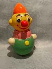 Vintage Nevalyashka Roly Poly Celluloid Plastic USSR Toy Doll holy poly
