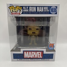 Funko Pop Iron Man Modelo 1 Salón de la Armadura #1035 Figura Vinilo PX Exclusivo Dorado