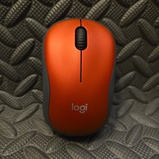 Logitech M185 Wireless Mouse Red 2.4GHz w/ US...