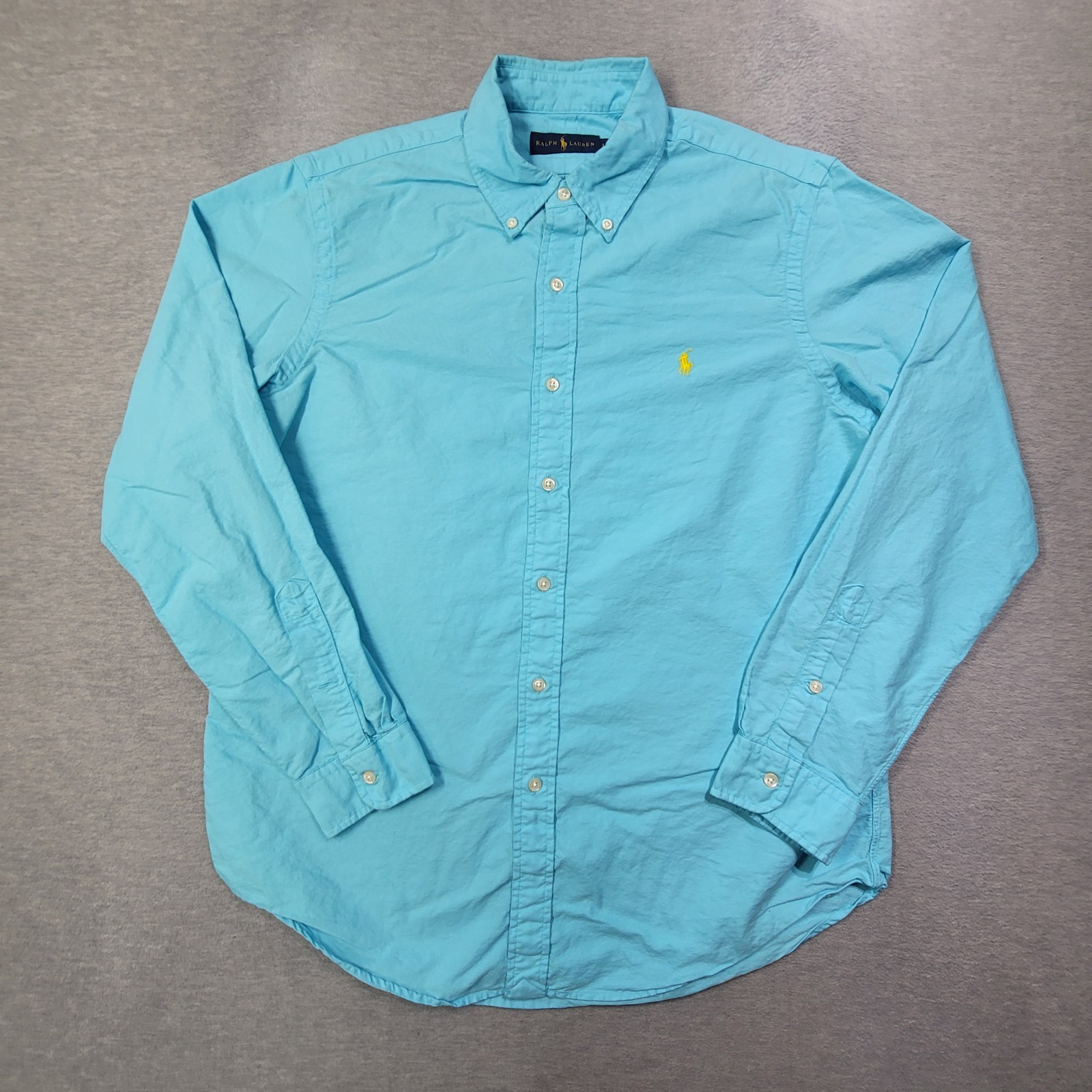 Polo Ralph Lauren Shirt Mens Large Blue Button Down Classic Pony