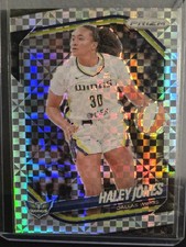 Haley Jones 2025 Prizm WNBA Basketball Checkerboard SSP Case Hit