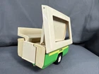 New ListingVintage Green Tonka Pressed Steel Pop Up Camper Camping Trailer