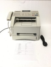 Brother IntelliFax 4100E Laser Fax Machine w/Toner & Handset WORKING FREE SHIP