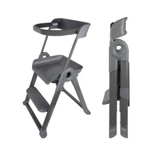 Pivot Toddler Tower - Folding Toddler Step Stool for Bathroom Sink or Kitchen Co