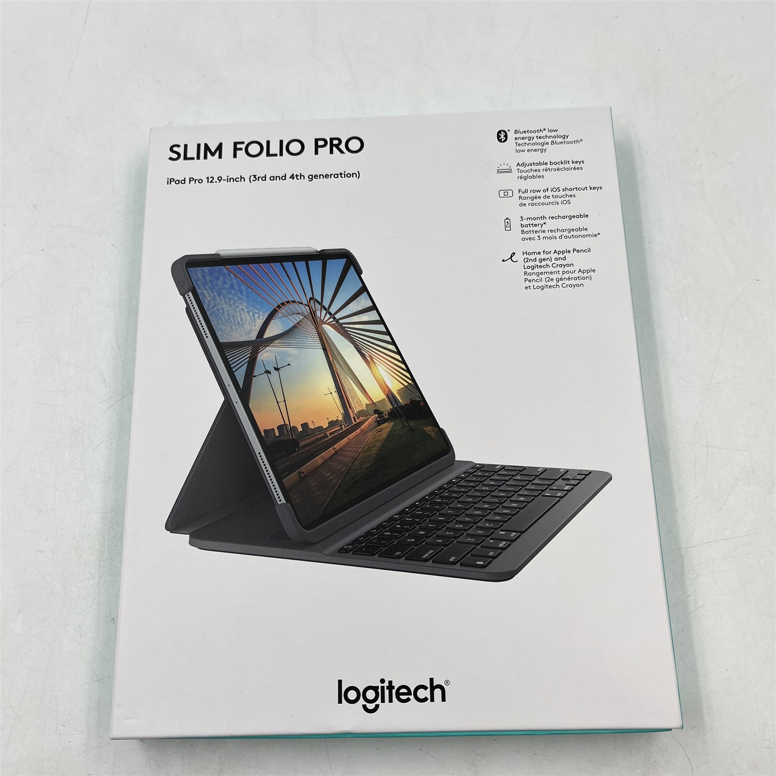 Logitech iPad Keyboard Case SLIM FOLIO PRO 12.9-inch 3rd/4th Gen