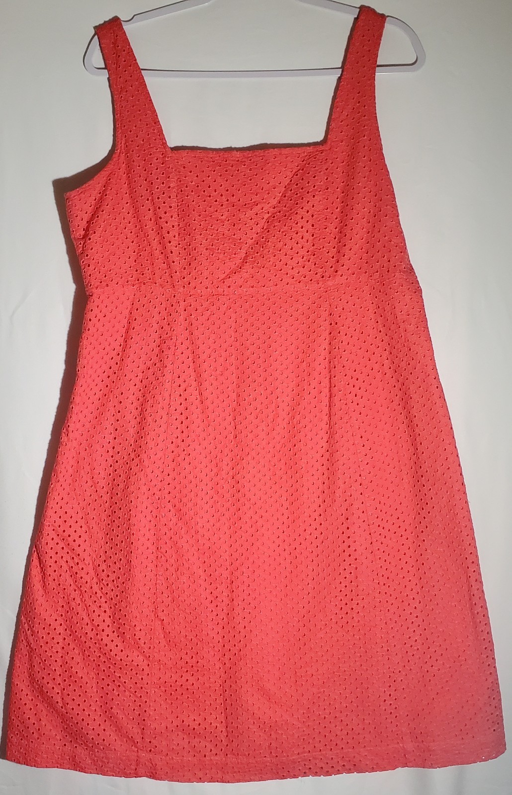 GAP Maternity - Designed & Crafted - Coral Eyelet 100% Cotton - Size L