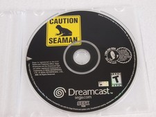 Sega Dreamcast Caution Seaman Video Game No Case Disc Only