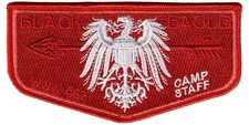 Boy Scout OA 482 Black Eagle Lodge S100 - 2016 Summer Camp Staff Flap