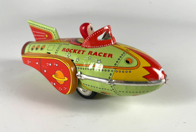 Schylling Rocket Racer Tin Wind Up Toy