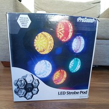 Prosound N76HZ LED Disco Strobe Pod Light 6.0-Coloured Variable Speed Control