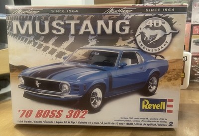 Revell #85-2841 1:24  70 Boss 302 Mustang - Factory Sealed Model Kit.