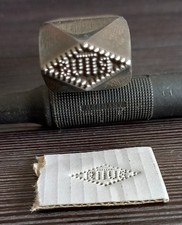 Schlagstempel  Handschlagstempel  1 alter Schlagstempel  mit Motiv  gebraucht