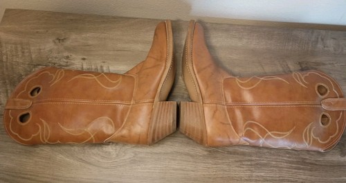 Rare Vtg 90s Acme Western 4607 Leather Cowboy Boots Mens 12 D Made USA Worn Once, $79.99 - Photo 18