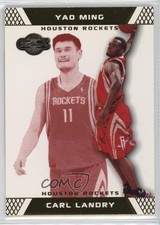 2007-08 Topps Co-Signers Gold Red /109 Carl Landry Yao Ming #87 HOF 04at