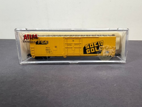 Tren escala N Atlas 5840A FGE vagón de carga oro macizo SCL 996612 | Condition: New