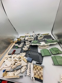 LEGO 21030 U.S. Capitol Architecture Partial Set w/ Name Tile Dome Columns Base