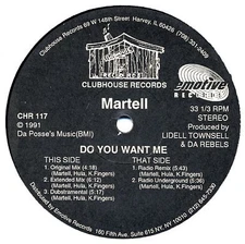 Martell - Do You Want Me, 12", (Vinyl)
