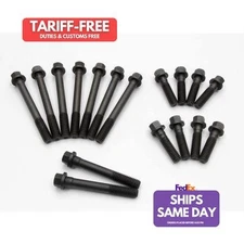 Manley 42171, Kit Natural Steel Sbc Head Bolts (1 Head) Performance Racing Parts