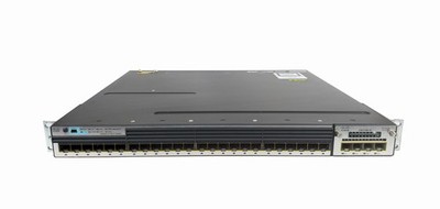 Cisco WS-C3750X-24S-S 24 x Gigabit SFP Switch + C3KX-NM-1G