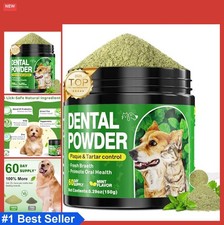 New Dog  Cat Dental Powder 150G   Teeth Cleaning, Plaque  Bad Breath Remover