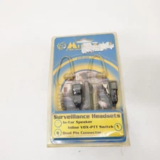 NEW Midland AVPH3 Surveillance Seurity Headsets FRS/GMRS Two-Way Radio Ear piece