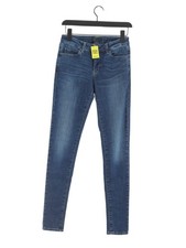 Uniqlo Women's Jeans W 26 in Blue Cotton with Elastane, Polyester Skinny