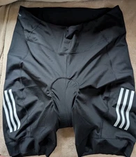 ADIDAS WOMEN’S Cycling Shorts Tights Sz. 2X NEW IJ8336 Aeroready Padded BLACK