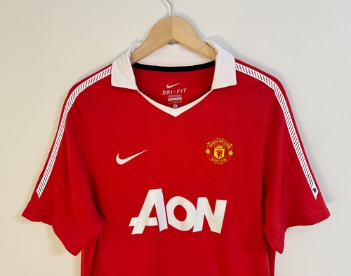 Manchester United 2010/2011 Home Football Shirt Soccer Jersey Kit Nike Men Sz L - Picture 5 of 13