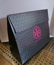 Tory Burch Small Triangle GIFT BAG Flap Closure 8"L x6.5"H x3.5"W (New)