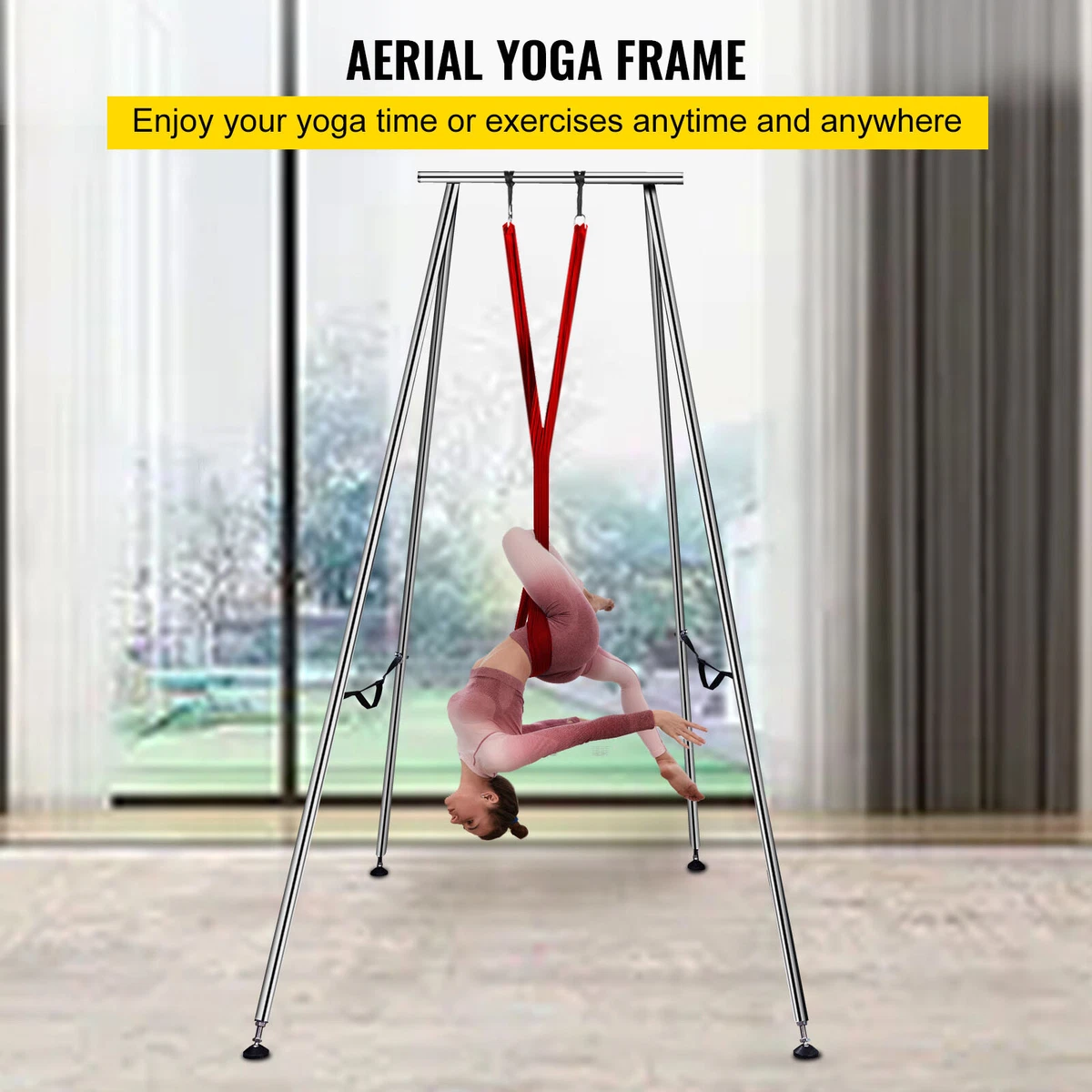Aerial yoga hammock store stand