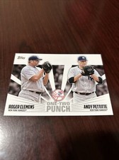 2023 Topps Series 1 One-Two Punch #12P-6 Andy Pettitte Clemens Yankees *Mint*