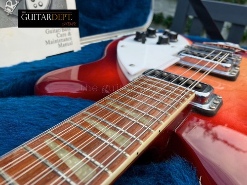 ♚TIMEWARP♚Vintage 1991 Rickenbacker 360-12 String♚FireGlo♚330♚£80 SETUP♚24 FRET! - Picture 8 of 24