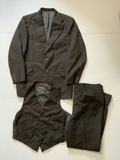 VTG 1977 Richard Bennett Union Made Photo Metric Roos Atkins Wool 3PC Suit Set