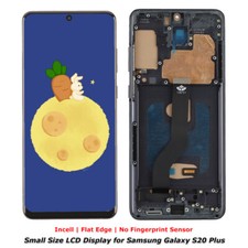 Smaller Size LCD Display Touch Screen Frame Assembly For Samsung Galaxy S20 Plus