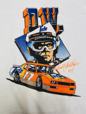 1987 Darrell Waltrip Nascar Winston Cup Tide Racing Tee EL482