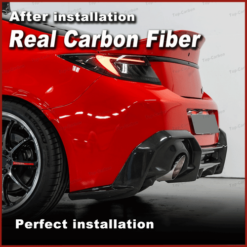 Carbon Diffusor Heckdiffusor Stoßstangen Lippe für Toyota GR86 Subaru BRZ 2022UP - Picture 4 of 8