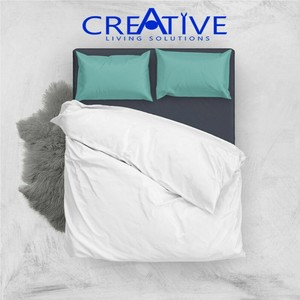 Creative Ls Goose Feather And Down Comforter 2 Pillows Set