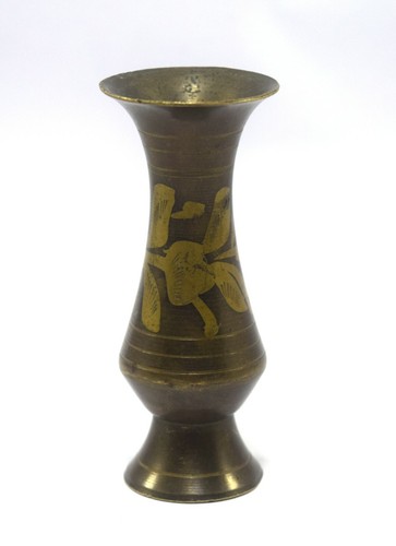 Old Vintage Miniature Flower Vase Floral Design Perfect Gift Article. G7-999 - Picture 2 of 10