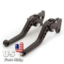 CNC Black Short Brake Clutch Lever For GSXR750  2006-2010 2007 2008 2009 2010