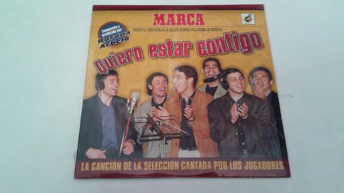SELECCION ESPAÑOLA FUTBOL &#034;QUIERO ESTAR CONTIGO&#034; CD SINGLE 3 TRACKS PRECINTADO